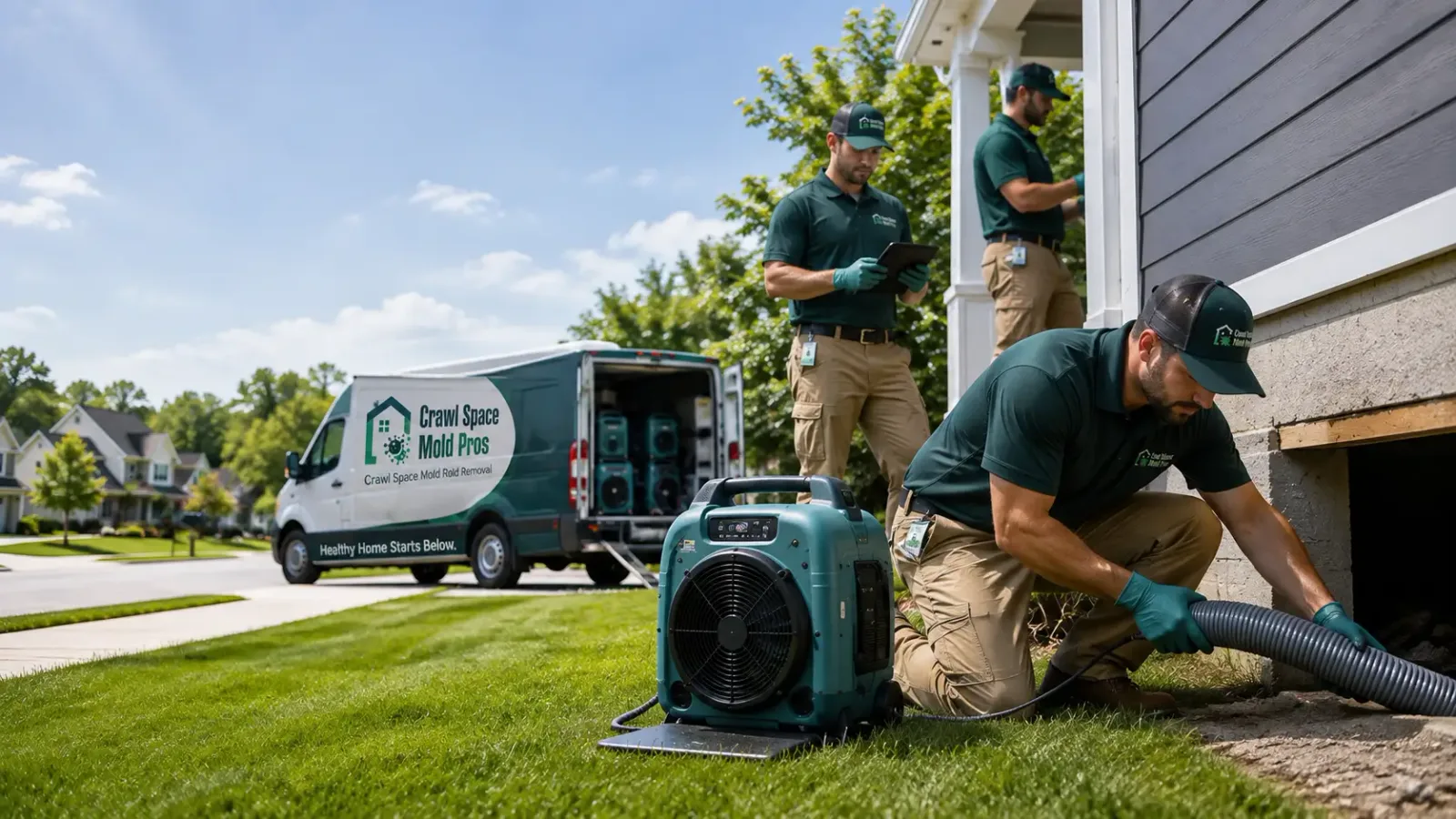 Crawl Space Mold Removal in Cummaquid, MA